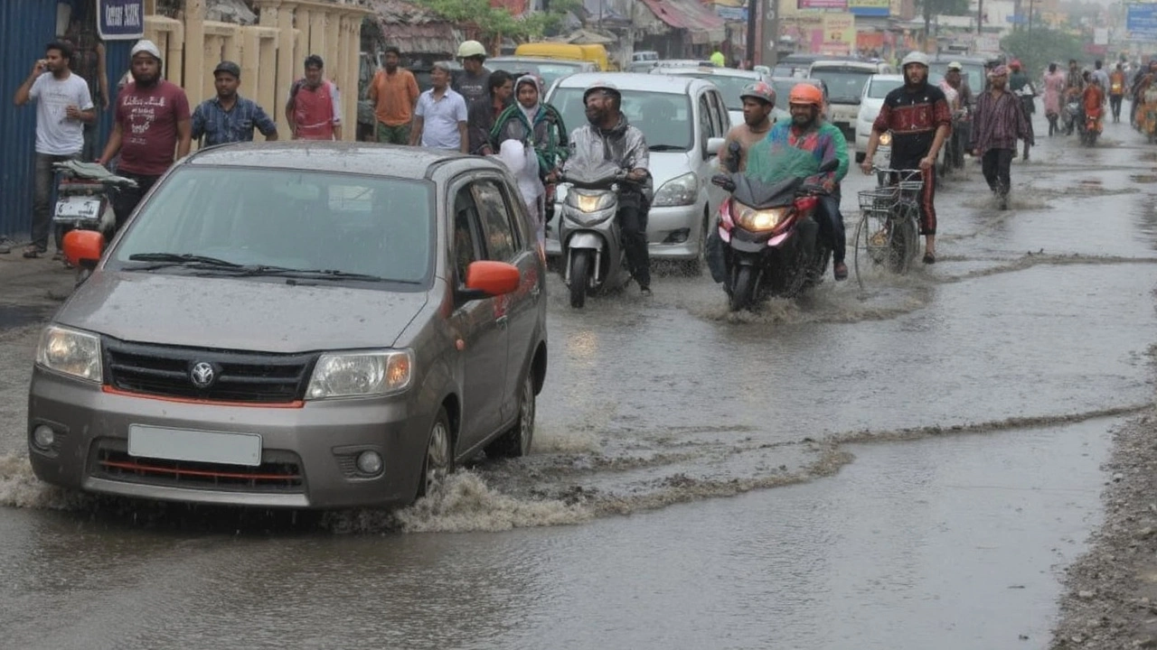 आगरा में प्री-मानसून बारिश से मौसम खुशनुमा, तापमान में बड़ी गिरावट